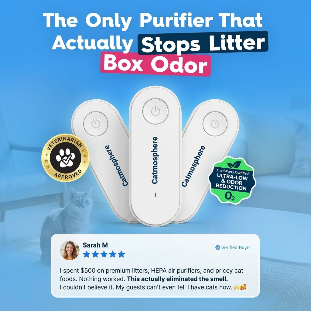RoomSafe Odor Guard: Litter Box Odor Eliminator for Cats